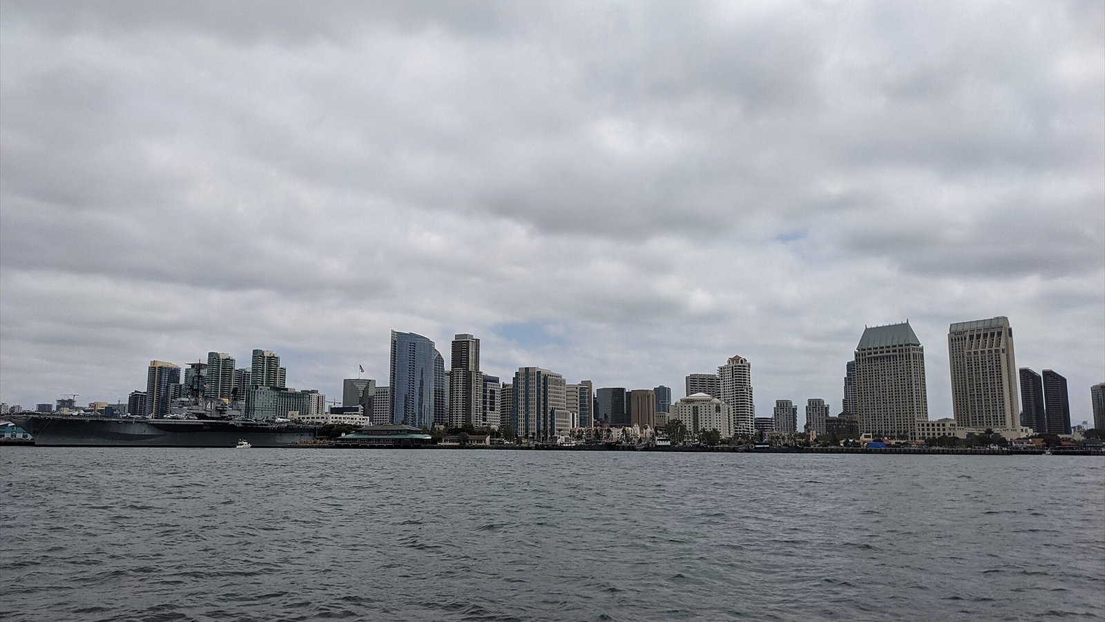 Downtown San Diego Skyline from San Diego Bay