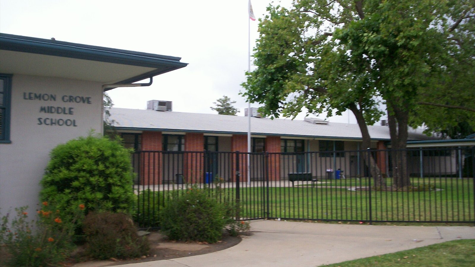 front of lemon grove middle school