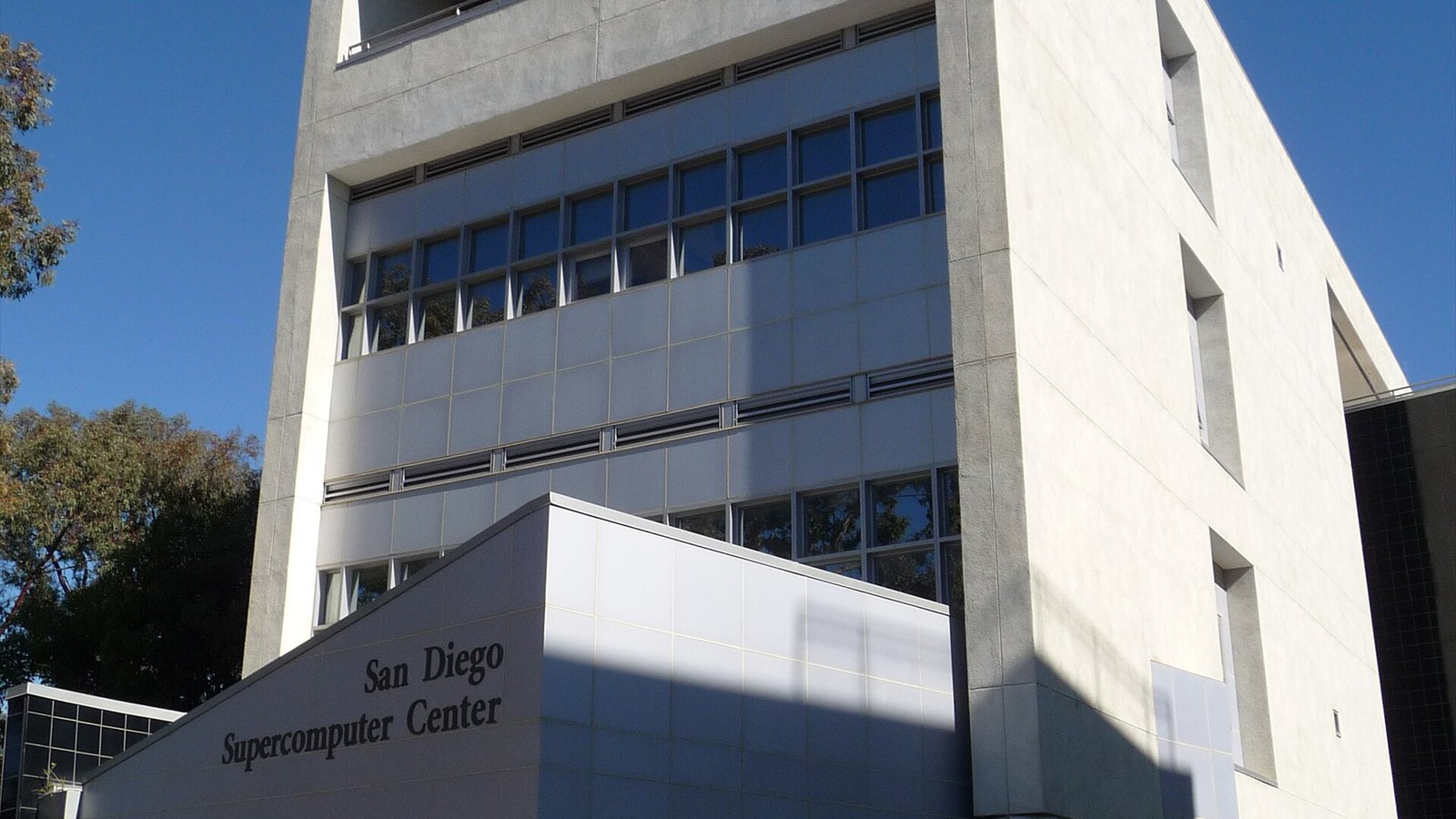 The San Diego Supercomputer Center in Roosevelt College at UCSD.