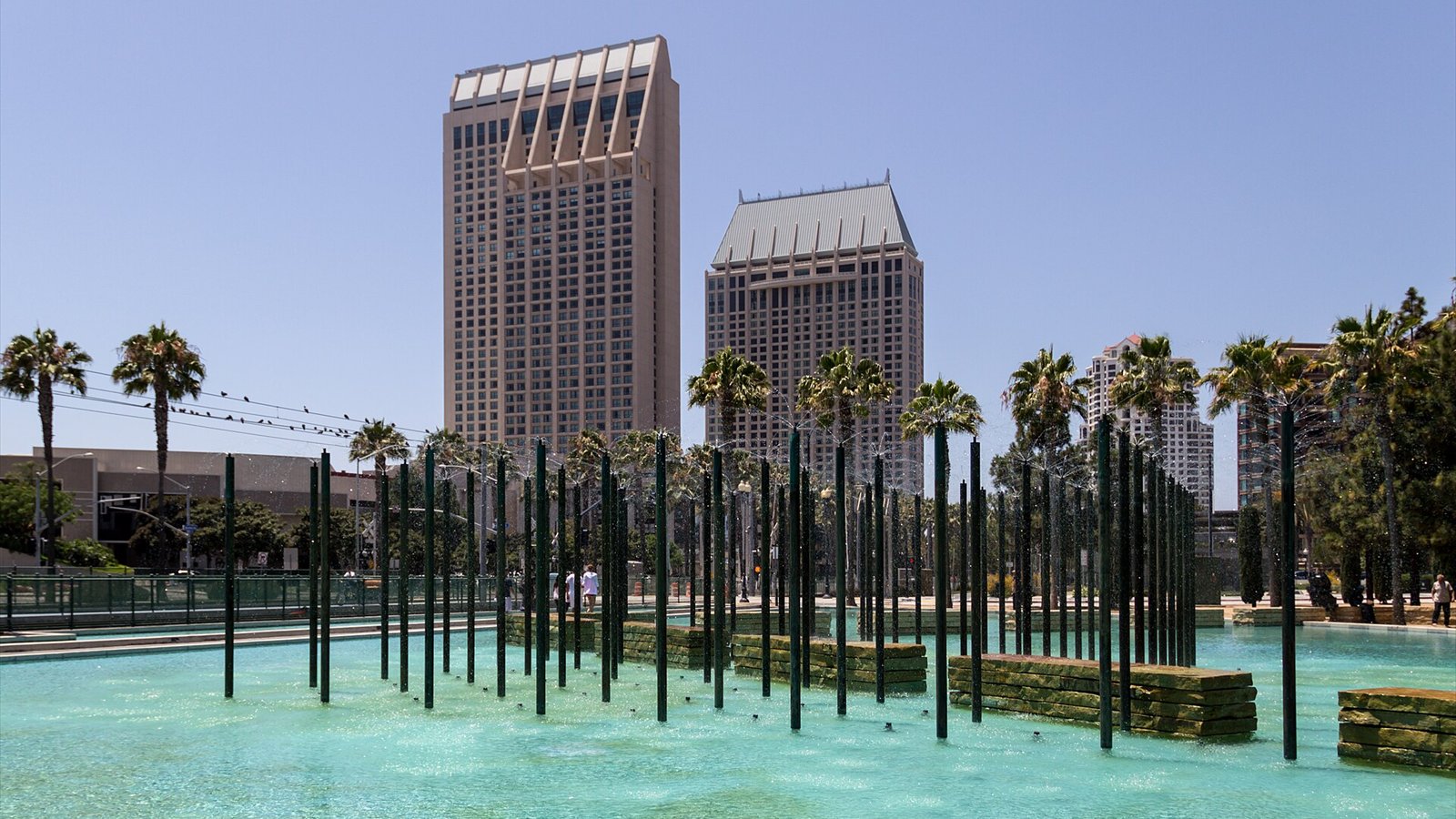 Fountain in San Diego , California , USA