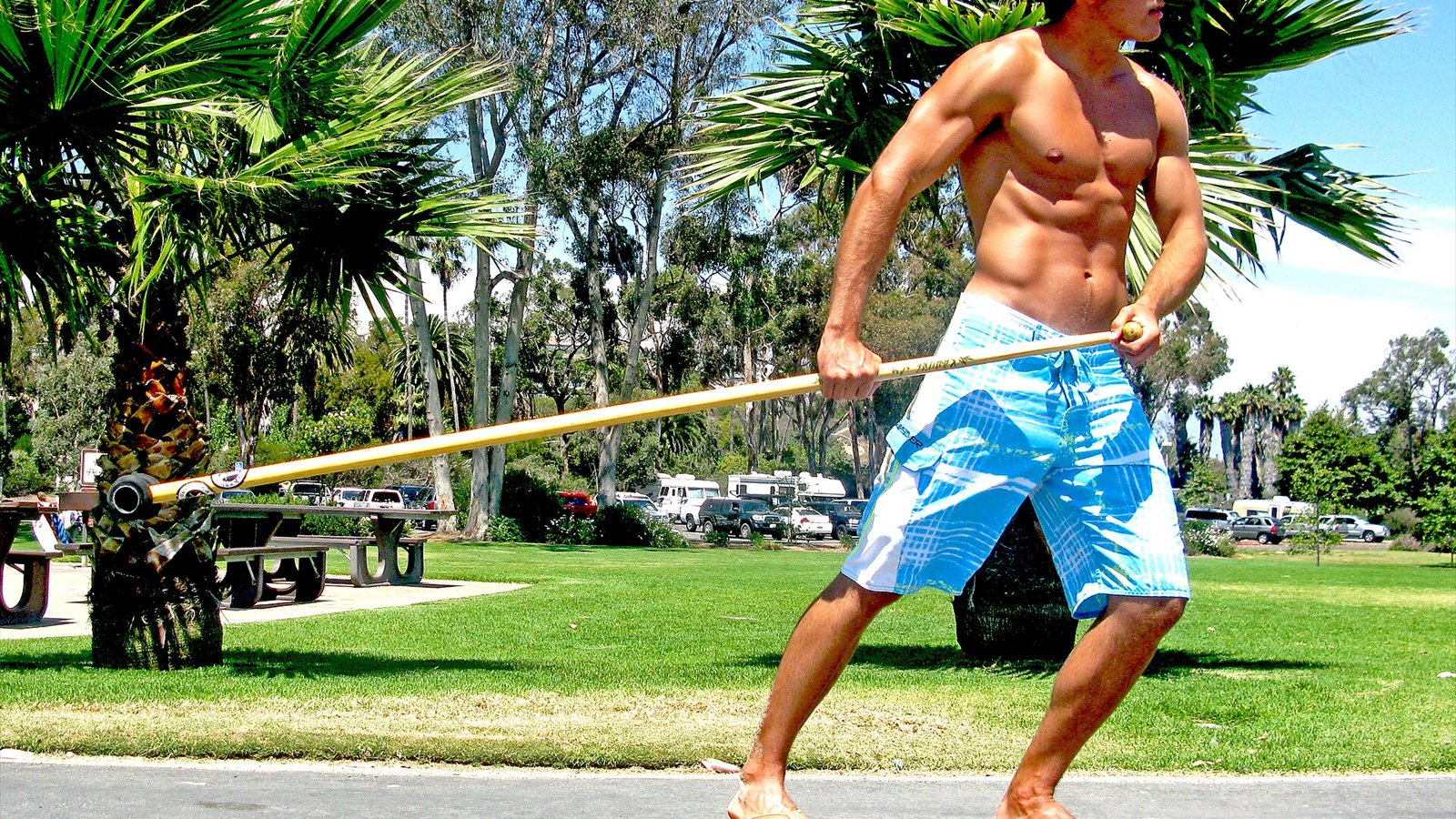 Longboarding with the Kahuna Big Stick