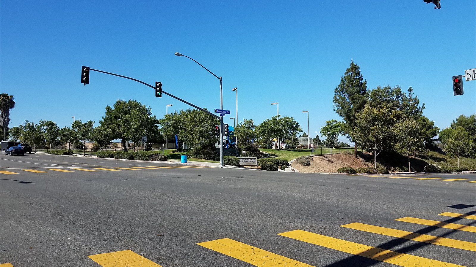 Northeast corner kf West View Park in the Mira Mesa neighborhood of San Diego